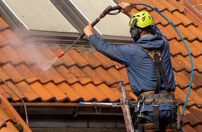 Démoussage et hydrofuge de toiture à Salans